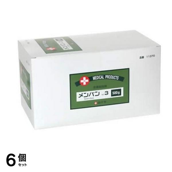 白十字 メンバン 500g (No.3 3cm×3cm) 6個セット
