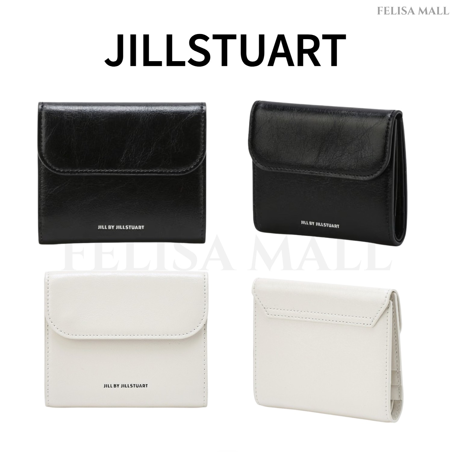 [JILLSTUART] ロゴ クラック 二つ折り財布 レディース 韓国財布 JILLSTUART] ロゴ クラック 二つ折り財布 レディース 韓国財布