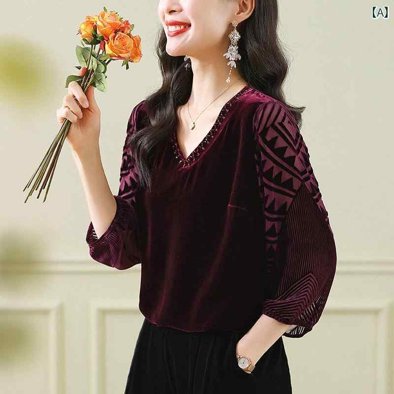 レディース シャツ ブラウス 起毛 長袖 アーバン ノーブル スタイリッシュ ショッピング オフィス コーデ