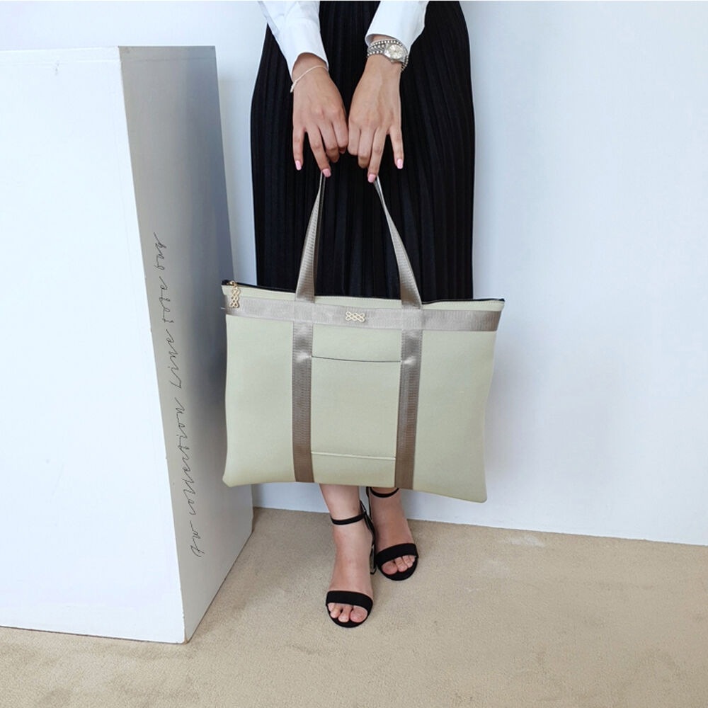 SUIN [SUIN BAG] ラインショルダーバッグ-アイボリー