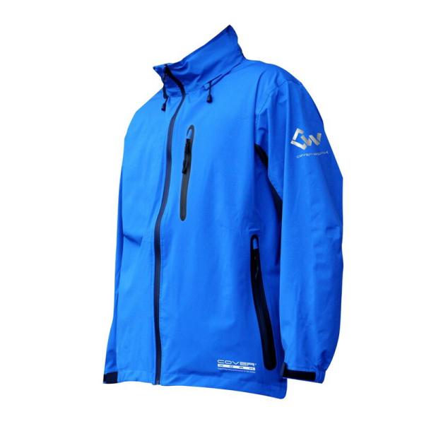 カヴァーワーク レインウエアアクロスレイン AG－8000ブルーM ワークサポート サポート用品 カッパ ヤッケ 6,607円