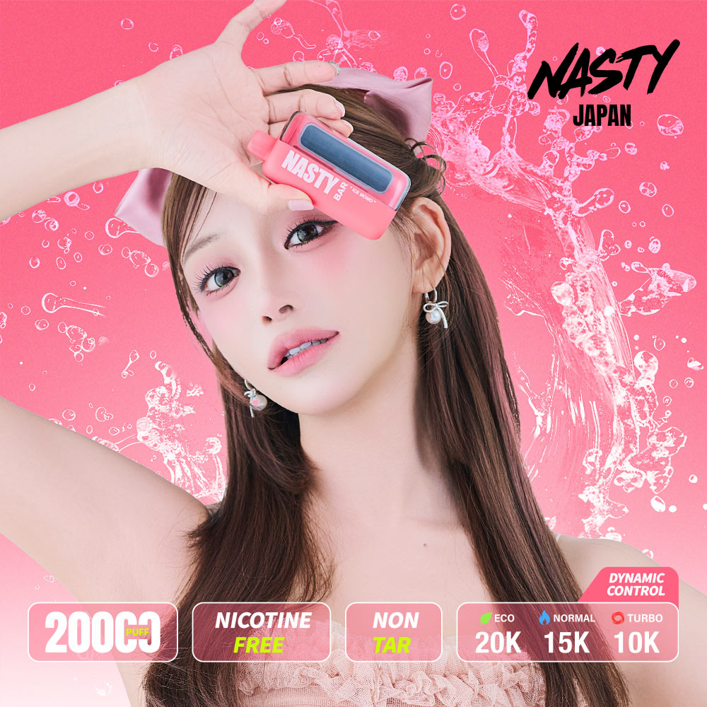 Qoo10] NASTY 【公式】NASTY BAR 20000回 : 電子タバコ・加熱式タバコ