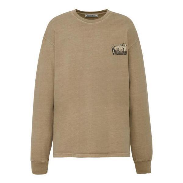 オニツカタイガー 長袖Tシャツ 2183B610 250 BEIGE DOM