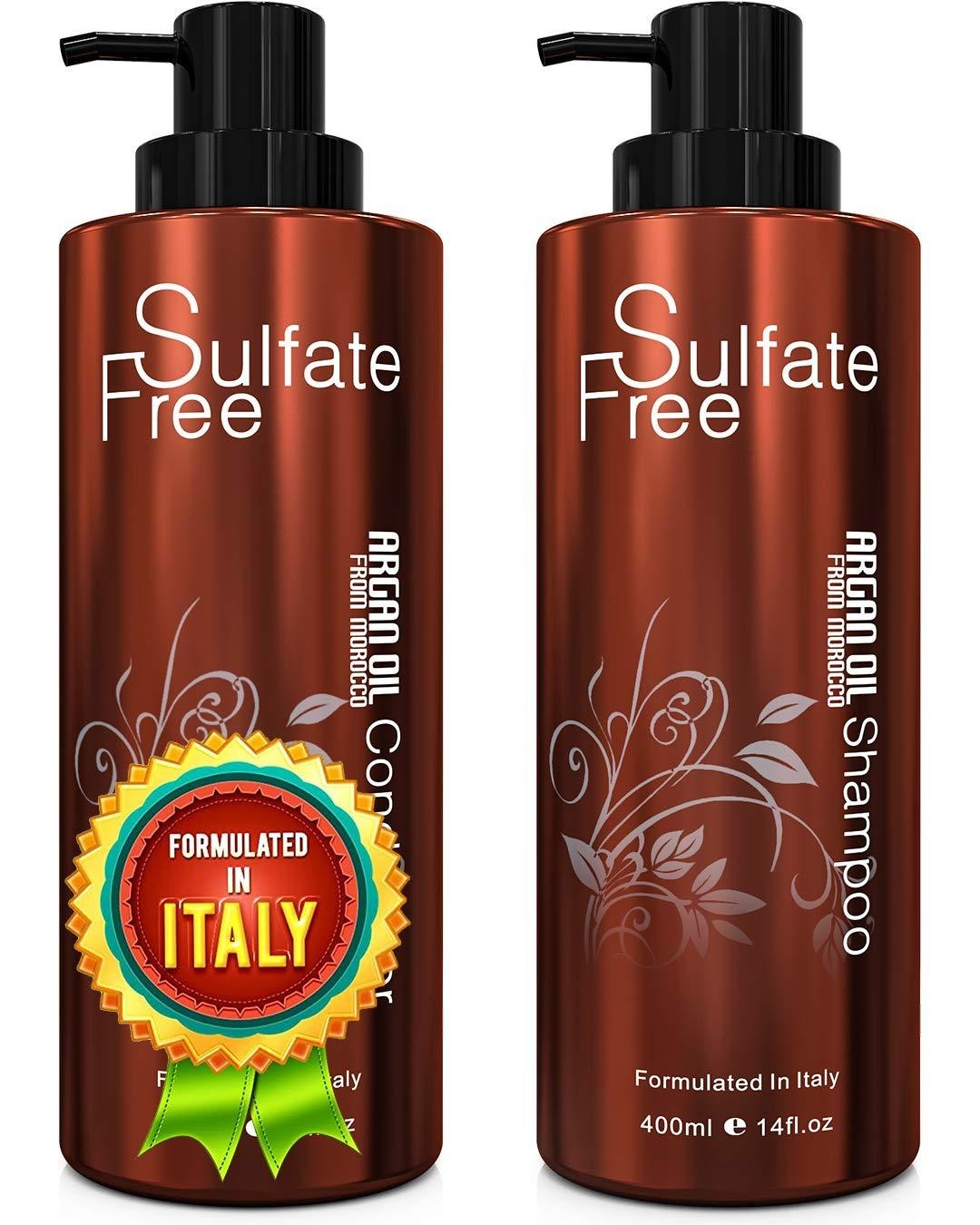 Natural Organic Moroccan Argan Oil Shampoo and Con