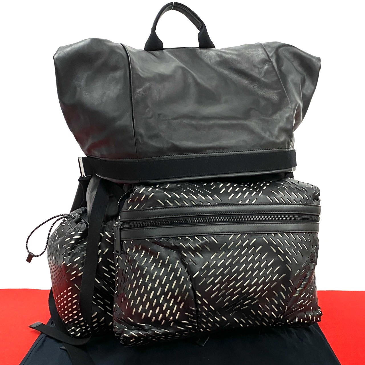 リュックサック レザー ブラック 41772