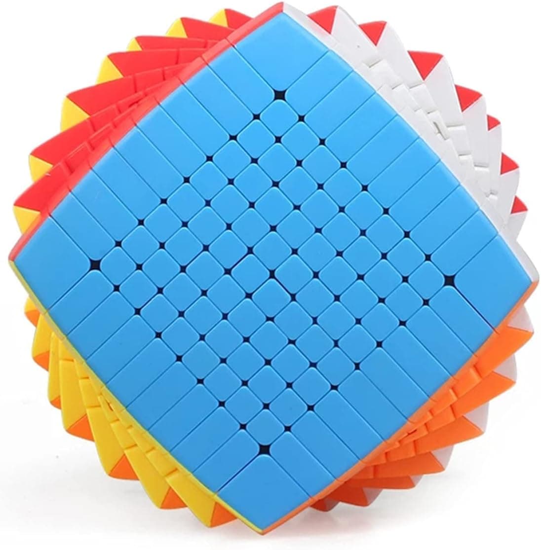 10レイヤーキューブ教育のおもちゃマジックキューブパズル10x10x10ステッカーハイレベル難しい教育ねじれの知恵玩具