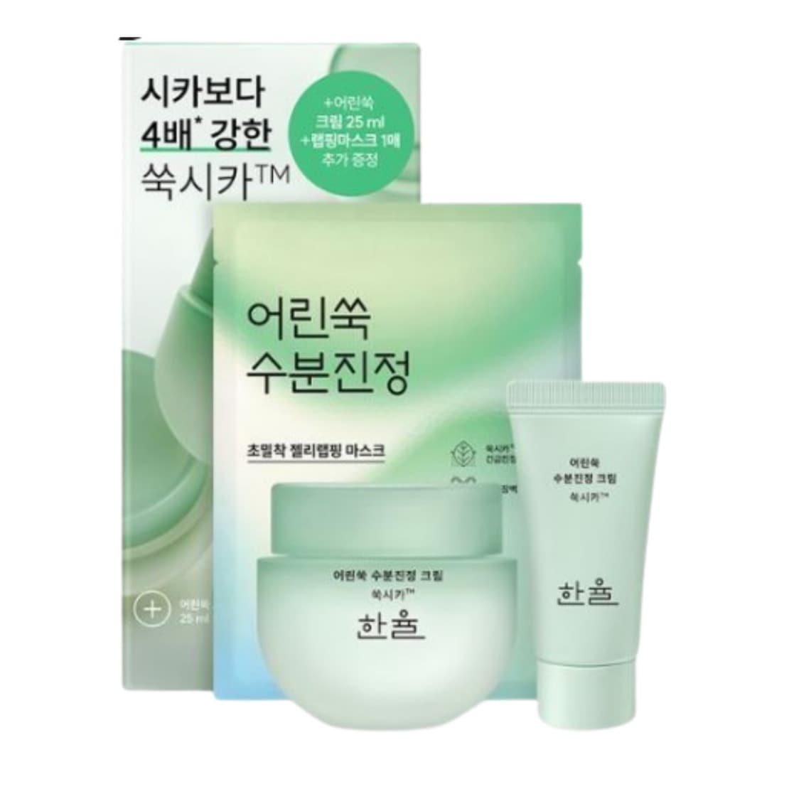 ヨモギシカ モイスチャークリーム 企画 (55ml + 25ml + シートパック 1枚) 5,979円