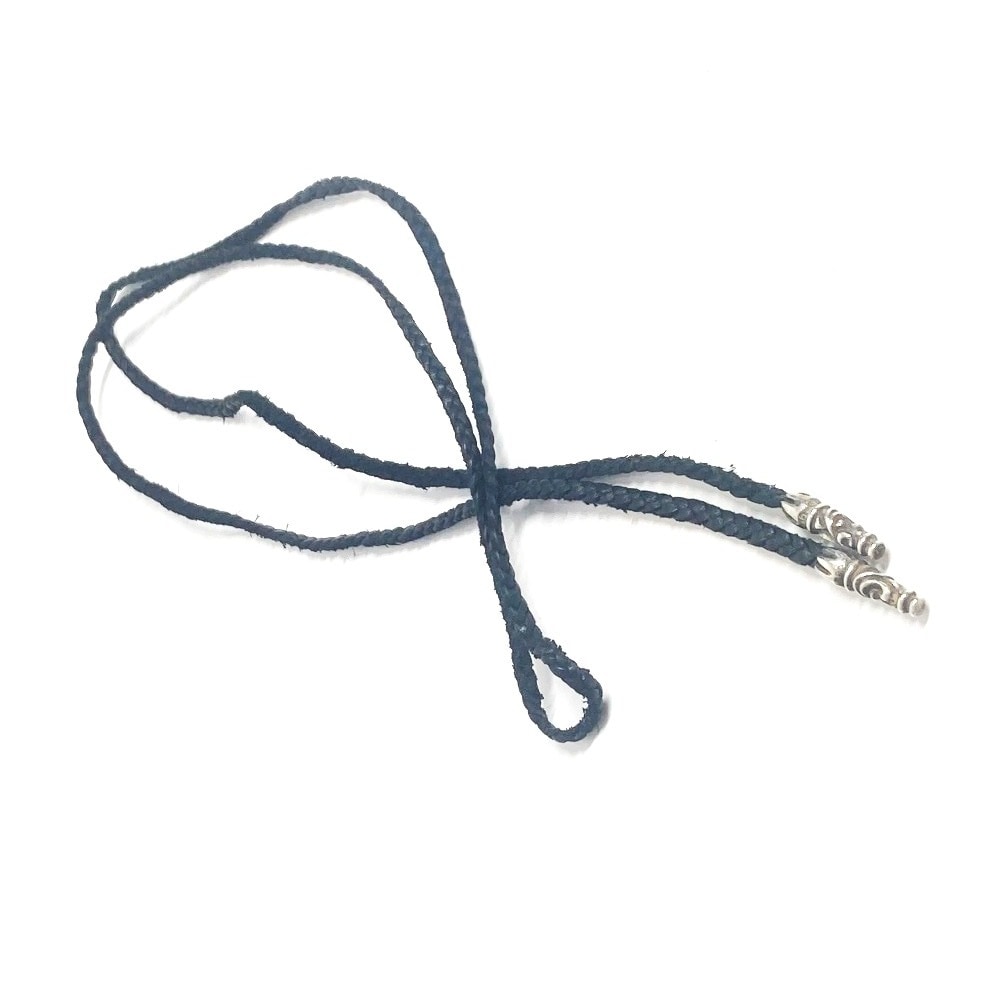 ネックレス ブレード 革紐 アクセサリー レザー ブラック