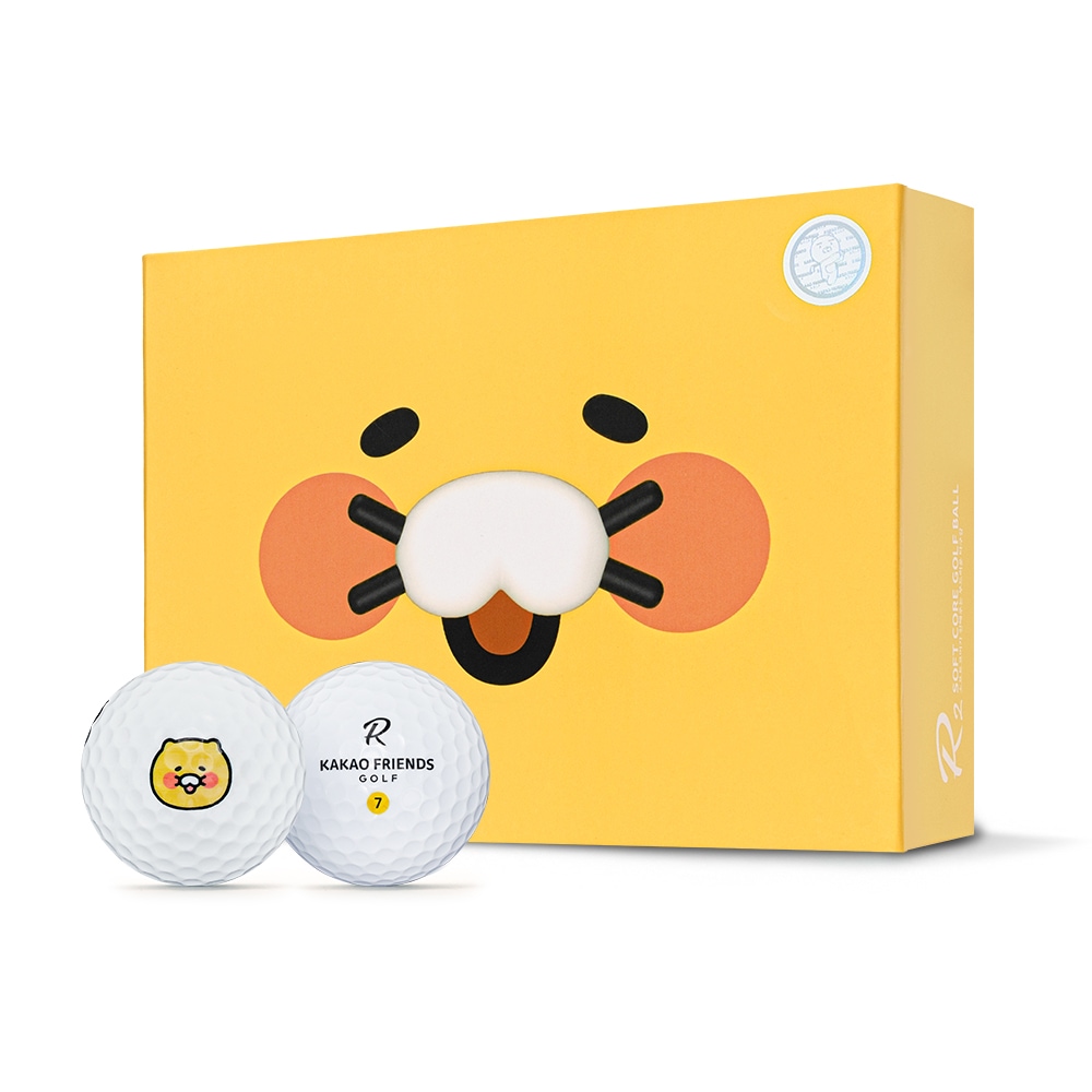 [カカオフレンズ ゴルフ] R2 チュンシク フェイス エディション ゴルフボール 36個入り1個 7,410円