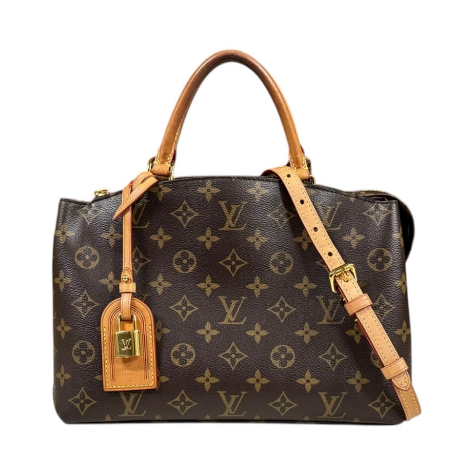 ルイヴィトン プティパレPM モノグラム ショルダーバッグ モノグラムキャンバス M45900 ブラウン LOUIS VUITTON 中古