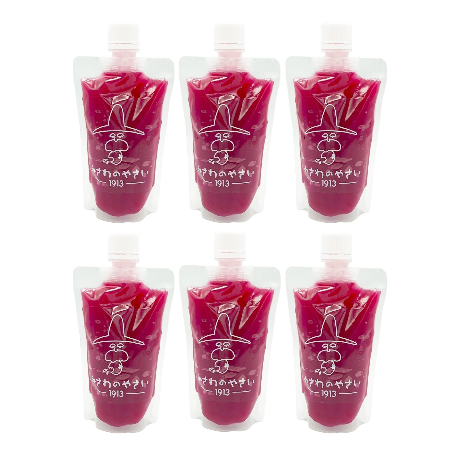 PEONY コールドプレスジュース 6本セット (レッドキャベツ / りんご / パイナップル / レモン / ブルーベリー) 冷凍