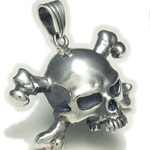 スカル（髑髏）ドクロ pendant シルバー 925パンク 4,750円