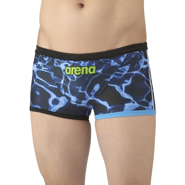 ARENA アリーナ トレーニングスパッツ ショートレッグ 水泳 水着メンズ競泳用 非公認 AS5FWM03M-BKBL