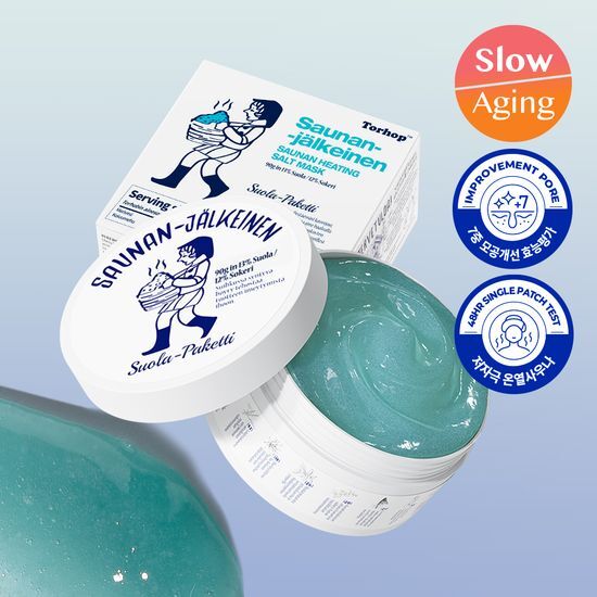 元祖温熱塩パック トルホップ サウナンジアン ソルトマスク 90g