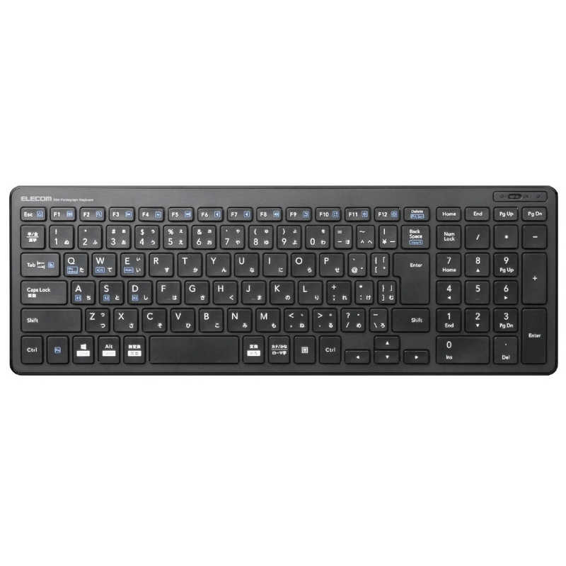 TK-FBP101BK [ブラック] Bluetooth薄型コンパクトキーボード