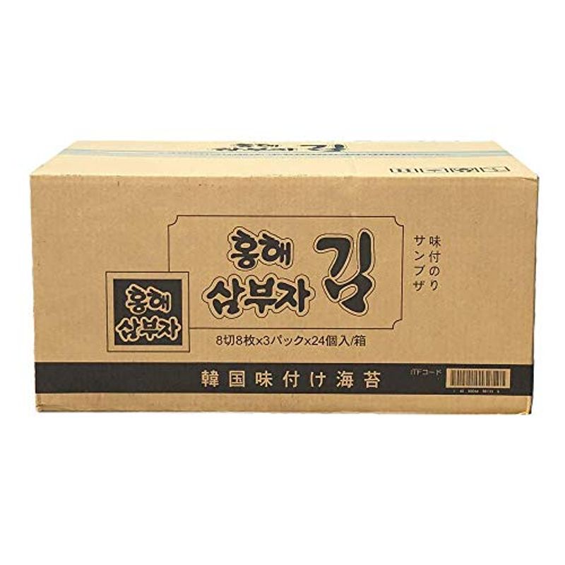 お買い得 サンブジャ お求めやすく価格改定 韓国 味付け もらって嬉しい出産祝い 海苔 のり １箱 ふりか 9枚ｘ３個ｘ２４袋入り 焼きのり
