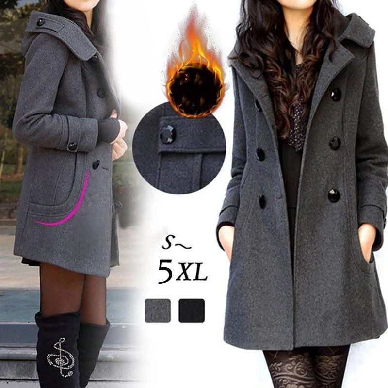 チェスターコート レディース ラシャコート ロングコート フード付き 羽織り 厚手 着痩せ 防風 防寒 大きいサイズ 通勤 おしゃれ 快適 高級感