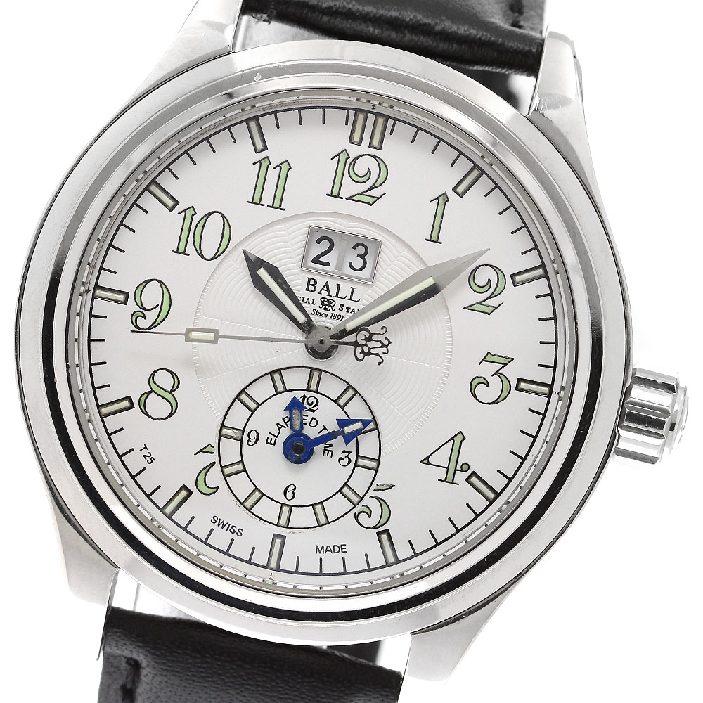 ボールウォッチ BALLWATCH GM1056D トレインマスター デュアルタイム ビッグデイト 自動巻き メンズ _903361【中古】