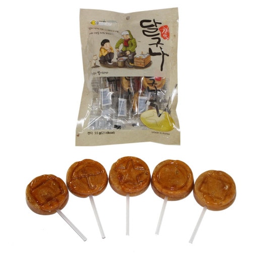 思い出のタルゴナタルゴナキャンディ 55g x 5袋（25個） イカゲームキャンディ