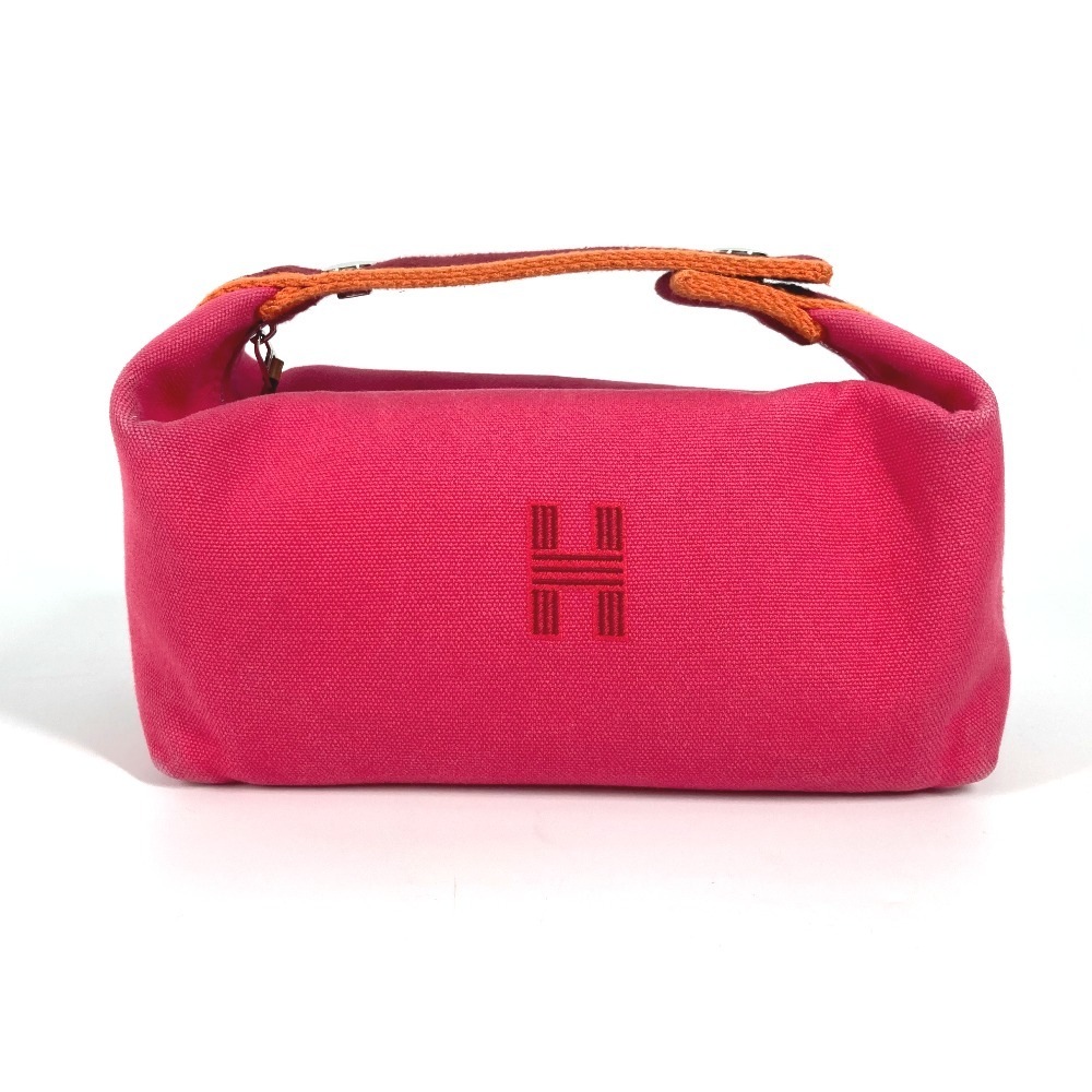 ハンドバッグ ブリッドアブラック PM ポーチ カバン バニティバッグ キャンバス ハイビスカス ピンク