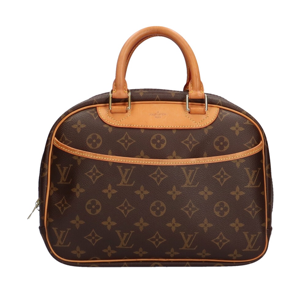 ルイヴィトン LOUIS VUITTON トゥルーヴィル モノグラム ハンドバッグ モノグラムキャンバス ブラウン レディース 中古