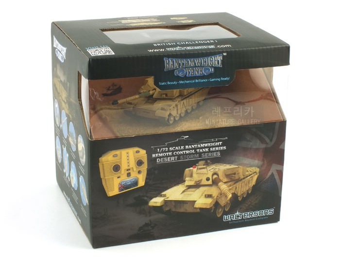[海外直送]　1/72 IR Battle Tank British Challenger I　WTS100714TAN 砂漠の嵐作戦 チャレンジャー Challenger タンク 無線モデル RC