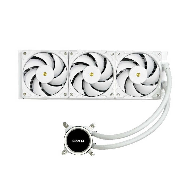 LIANLI　水冷CPUクーラー 120mmファンx3 ［LGA1700/1200/115x・AM5/AM4］ ホワイト　LL-GA2-360-PERF-WT1