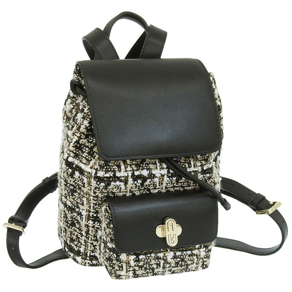フルラ バッグ レディース リュックサック バックパック アウトレット ツイード ブラック DANAE MINI BACKPACK WE00609BX31810629S FURLA