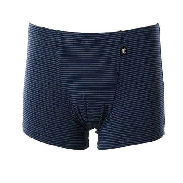 男)柔らかい綿モダール先染め横ストライプドローストリングパンツ(WMP2435 NA)..[35441539]