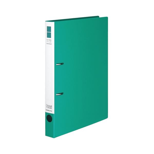 (まとめ) コクヨ リングファイル(スリムスタイル) A4タテ 2穴 220枚収容 背幅33mm 緑 フ-URF430G 1冊 (×30セット)