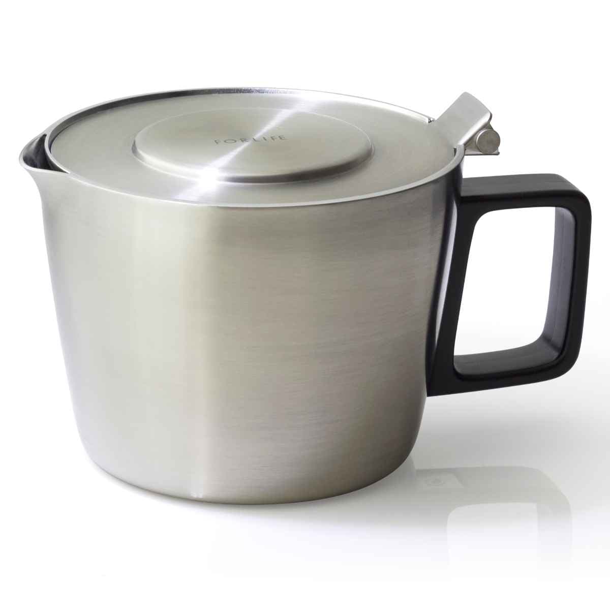 ティーポット 414ml ホスピタリティ ステンレス 食洗機対応 ティーピッチャー 紅茶ポット ストレーナー 茶こし 茶漉し ティーサーバー 紅茶 スタッキング 広口 洗いやすい お茶用品