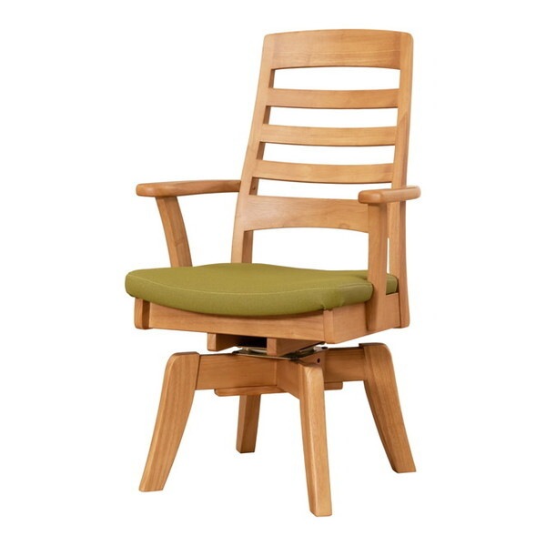 筑波産商 CCM4 030A 回転式 ダイニングチェア NA/FPGR メーカー直送