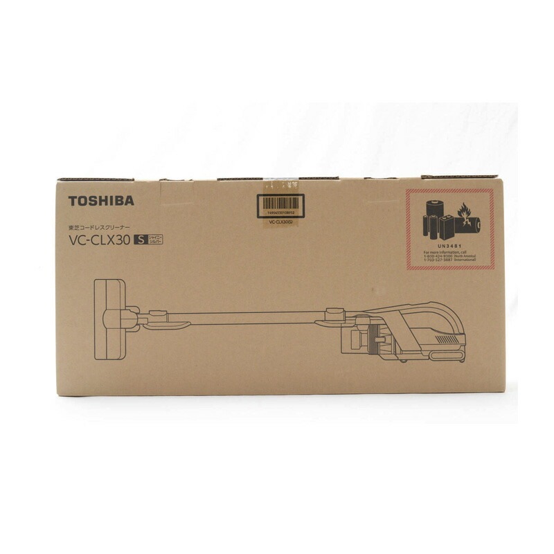 【新品】TOSHIBA 東芝 コードレススティッククリーナー VC-CLX30-S シャイニーシルバー
