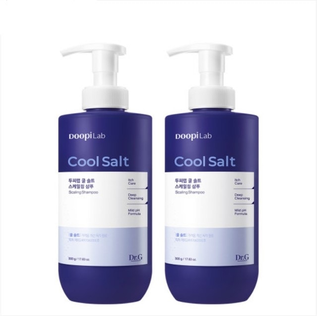 頭皮ラップ クールソルト スケーリングシャンプー 500g x 2個 (鎮静/弾力/保湿/栄養供給/活力/光彩/しわ防止)