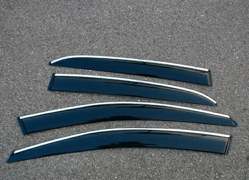 メルセデス・ベンツ GLC GLA クラス Aクラス 専用 サイドドアバイザーウィンドウ 外付け 雨よけ ブラック 左右4P