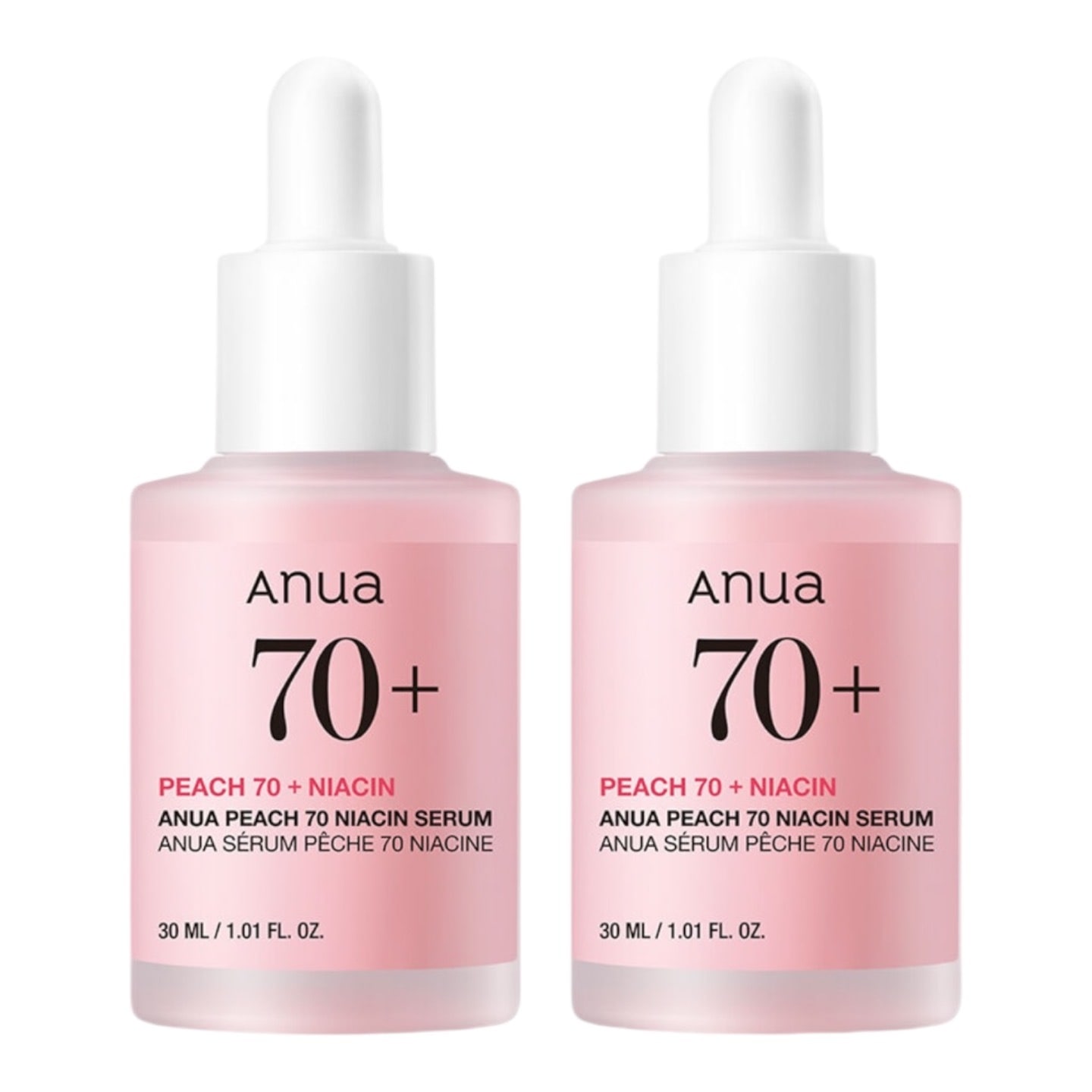 【話題のトーンアップセラム】 桃70％ナイアシンセラム 30ml+30ml