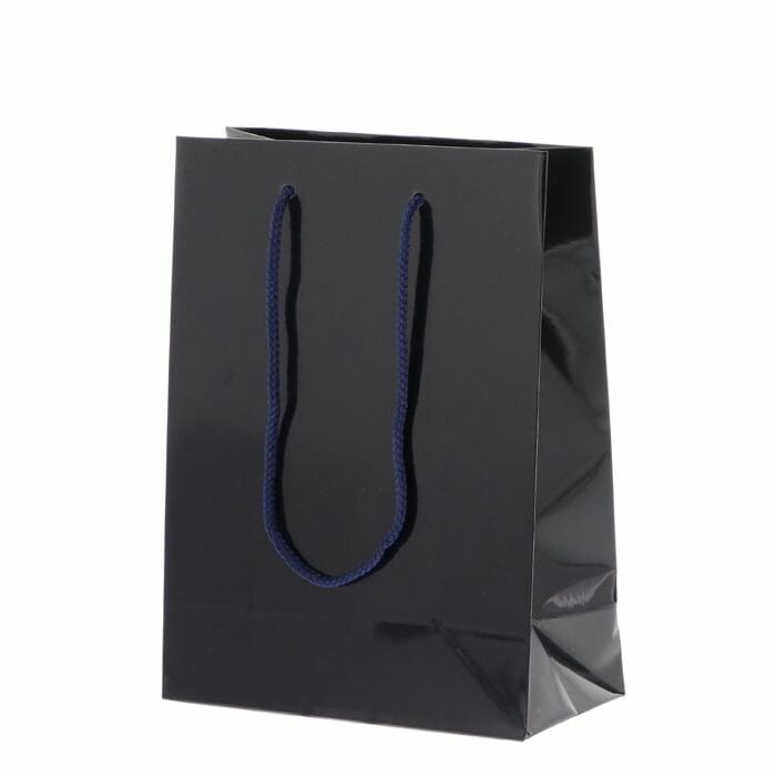 （まとめ買い）シモジマ HEIKO 手提げ紙袋 ブライトバッグ T-3 シコン 10枚 幅170xマチ85x高230mm 006142225 [x3セット]