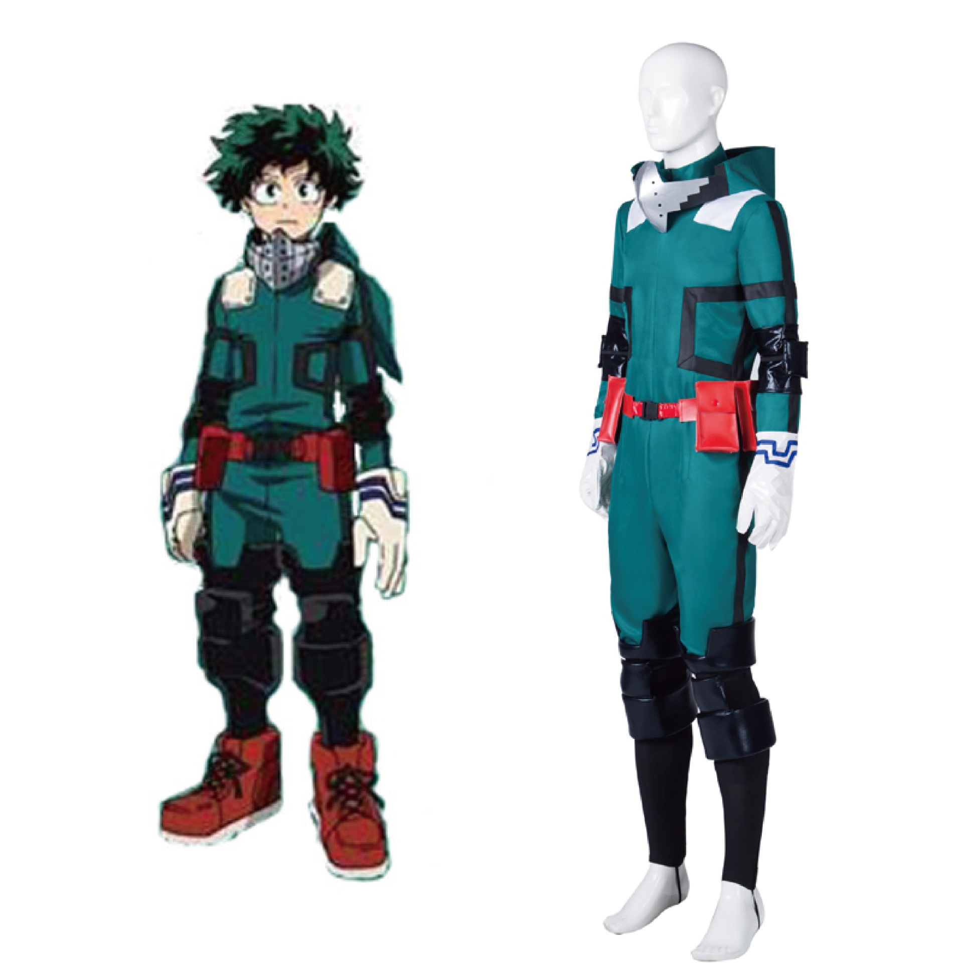 私の英雄学院戦闘服緑谷出久cos服戦闘服