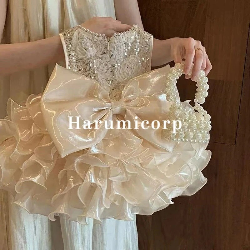 子供服 ワンピース 女の子 子供 ドレス ピアノ 蝶結び 発表会 結婚式 韓国子ども服 キッズ チュール 春 夏 おしゃれ ベビー服 ジュニア 卒園式 卒業式 七五三 入学 入園 保育園 幼稚園 か