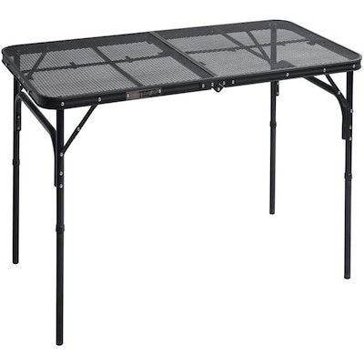 他サイト： キャンパーズコレクション TLT-1260(MBK) タフライトテーブル 120×60cmタイプ TLT1260MBKの商品画像