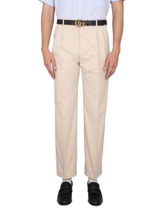 GUCCI Men Straight Pants 743238 ZAAZM1902 BEIGE