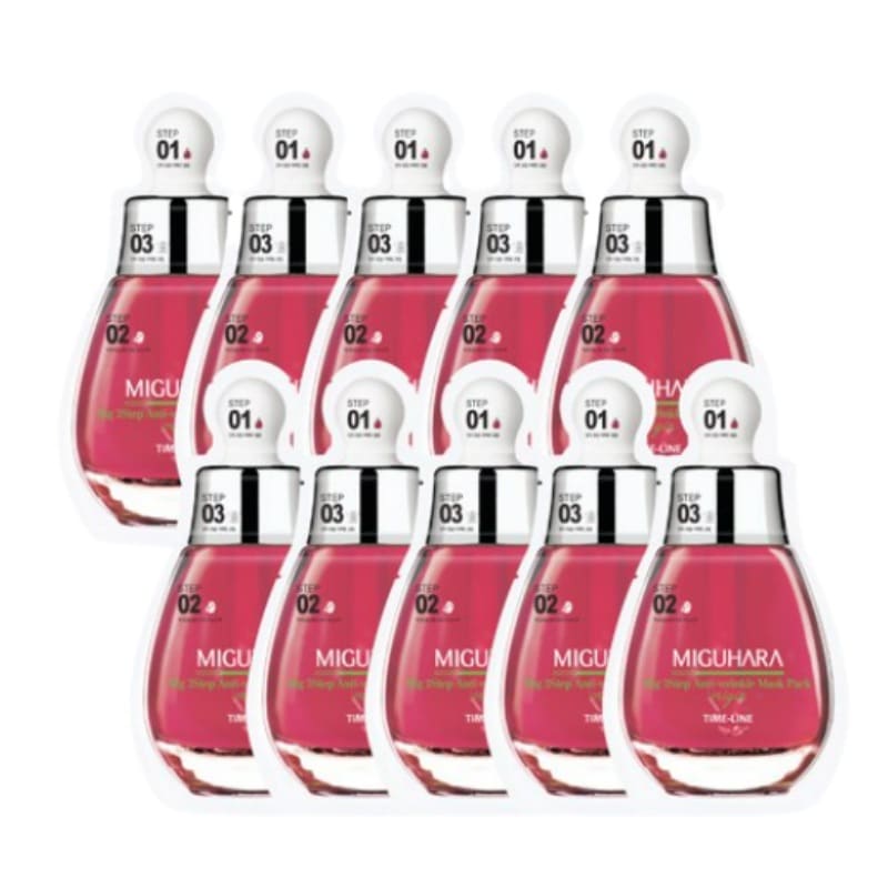 ビッグ3ステップ アンチリンクル マスクパック x 10枚