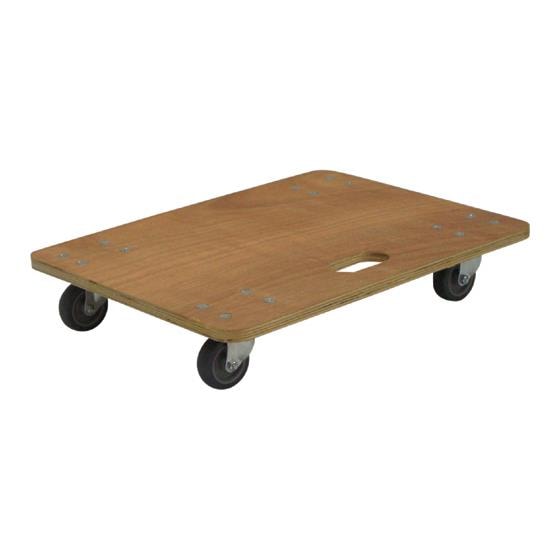 合板平台車150kg荷重 ナンシン WD-456