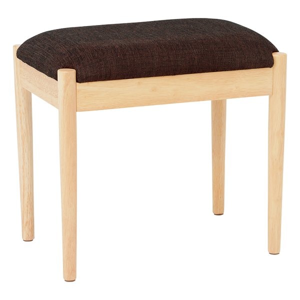 スツール ナチュラル/ブラウン・幅46×奥行31×高さ43cm VH-7949BR