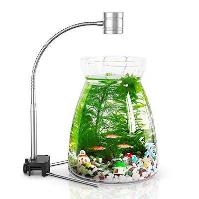 他サイト： EAYHM 水槽 ライトと水草植物育成ライト スタンド 多機能 カラー LED 小型アクアリウム ライトの商品画像