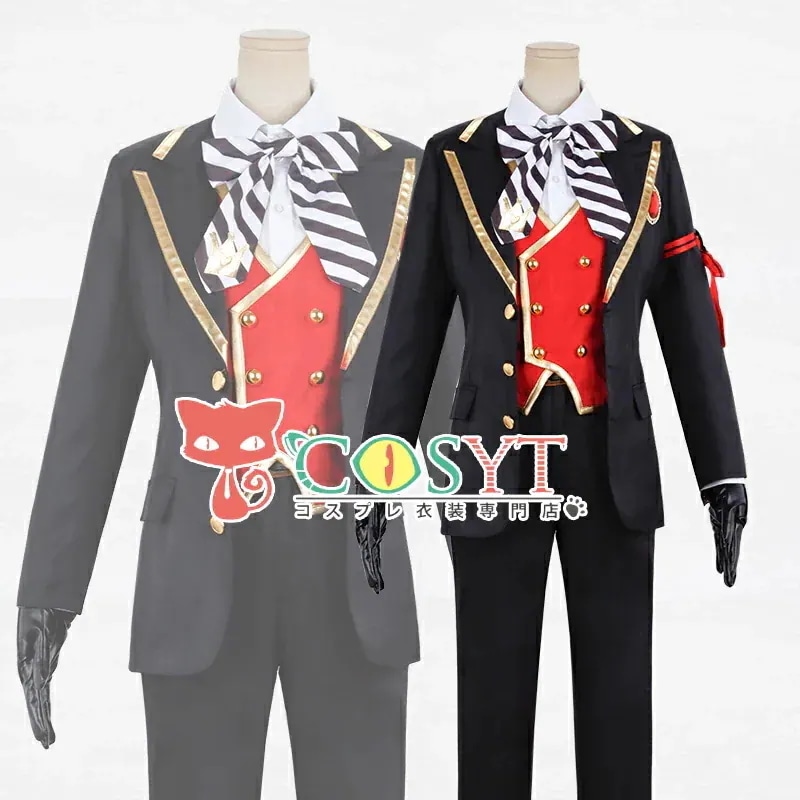 ツイステ風 ハーツラビュル寮 エース デュース リドル トレイ 制服 コスプレ衣装 仮装 変装 コスプレ cosplay ゲーム イベント パーティ