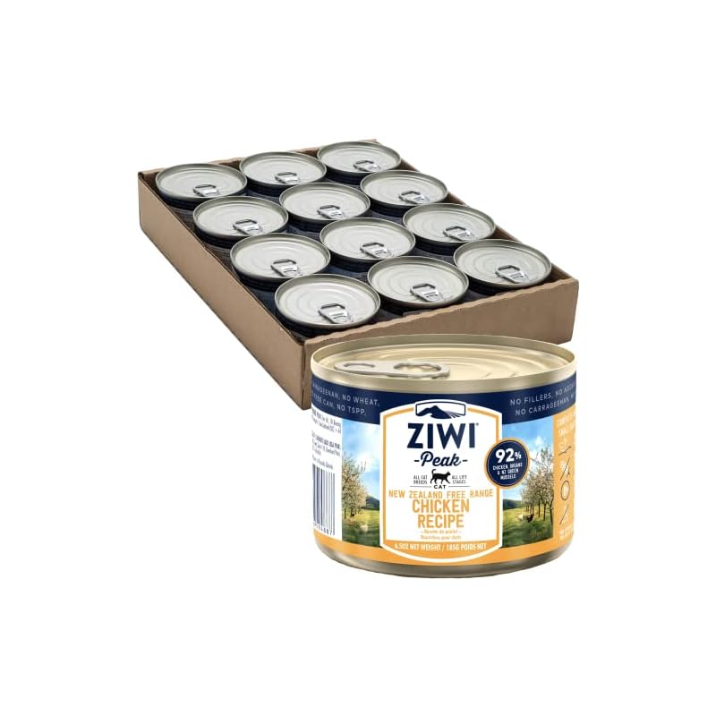 Ziwipeak ZIWI ピーク キャット缶 フリーレンジチキン 185g×12缶