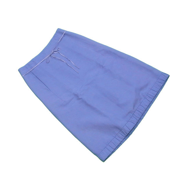 スカート フレアー 2サイズ ブルー レディース 中古