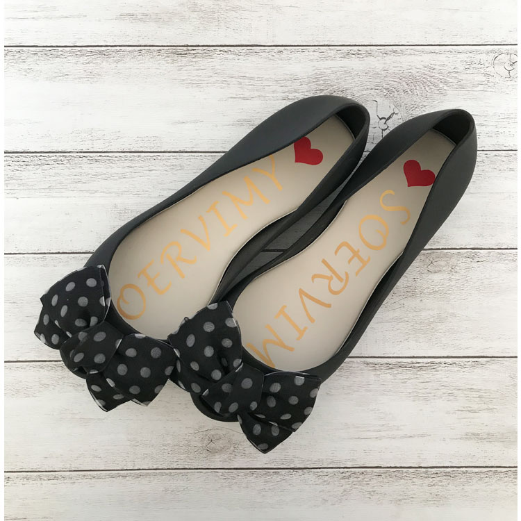 【2025新作】レディース　ラバーパンプス レインシューズ ドット柄 リボン フラット 韓国ファッション レディース パンプス ぺたんこ 雨 梅雨 ラバー 防水