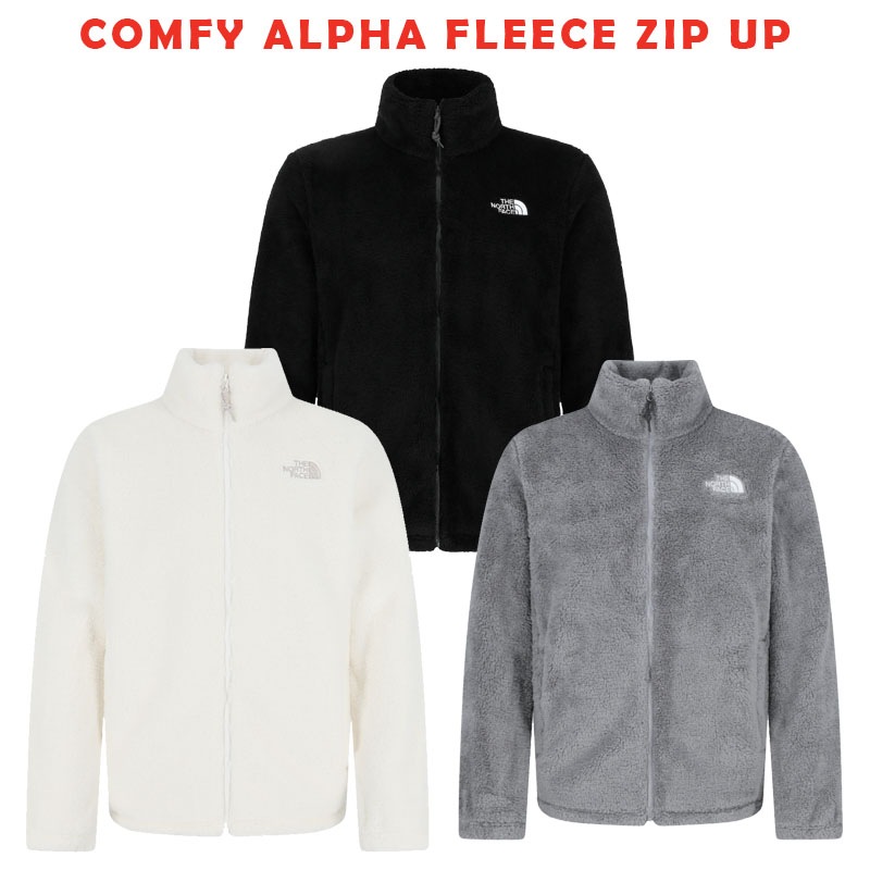 韓国正規品保証 関税負担なしNJ4FR50J COMFY ALPHA FLEECE ZIP UPデイリー 基本 着装 男子 女子 人気 韓国 ファッション 男女共用 アウトドア